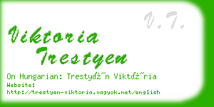 viktoria trestyen business card